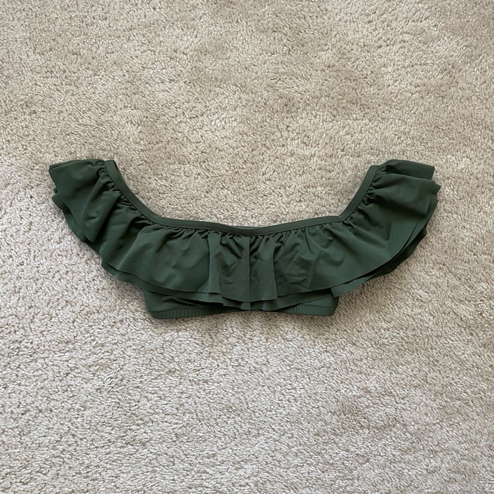 JCrew Off The Shoulder Ruffle Bikini Top Swim XS - Picture 5 of 5